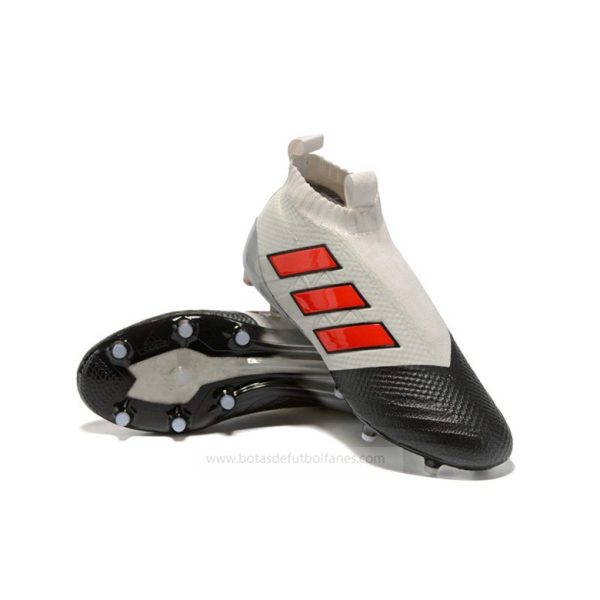 Adidas ACE PureControl FG Gris Negro Rojo